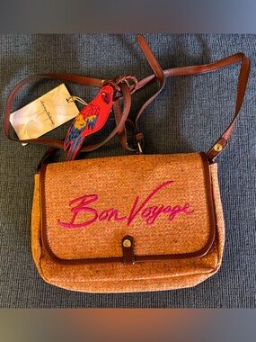 Tommy Bahama Parrot Bay Crossbody Bag w/ minor flaws
